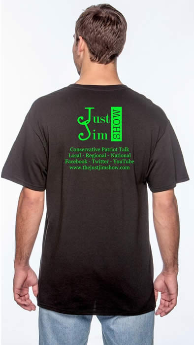 Poly T-shirt with Full Front & Back Logos
